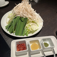 博多もつ鍋 やま中 赤坂店 - 鍋野菜・調味料