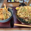 あじよし食堂 - かき揚げ蕎麦&天丼