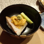 旬味 泰平 - ノドグロ蒸しウニのせ