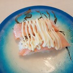 回転寿司すノ家 - 焼きサーモン