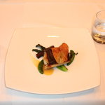 ヴィラディマンジャペッシェ - メインの白身魚　皮もパリパリでグー♪