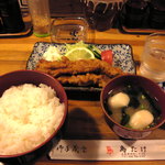 鳥たけ - 鳥の唐揚げ定食