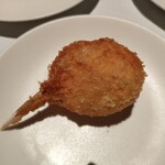 中国料理 星ヶ岡 - 蟹爪の揚物