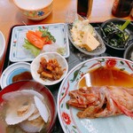 けいりん - 料理写真:キンキの煮付け定食