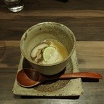 料理屋 壱 - 鱧のスープ、鱧の卵入り