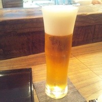 葉歩花庭 - 生ビール  ７００円