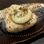 かに・海鮮居酒屋 かに新 - かに味噌焼きおにぎり