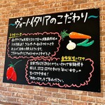 Buono Italia - 店内看板①