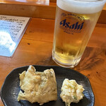 和風肴家 渡部 - お通し　ふぐ唐とポテサラ