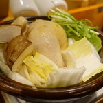 湯沢釜蔵 - 鶏白湯鍋　半羽　1,580円