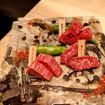 炭火焼肉 肉の匠 ひうち - 盛合せ(塩)
