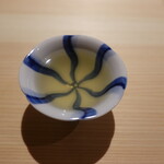 温石 - アスパラ出汁スープ