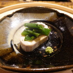 温石 - 茹で鰆、玉葱の葉、黒七味