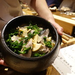 温石 - 鰆と筍の炊き込みご飯