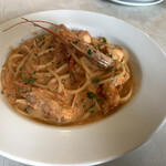 フィレンツェ - えびのトマトクリームソーススパゲッティー