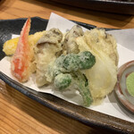 魚ゆう - 牡蠣の天ぷら