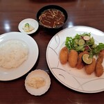 洋食屋 ふじ家 - カキフライ定食