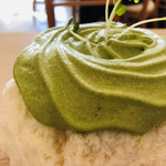 サカノウエカフェ - カイワレ刺さってましたw斬新すぎる♡