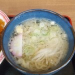 武蔵屋食堂 - 半素ラーメン