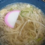 武蔵屋食堂 - 半素ラーメン