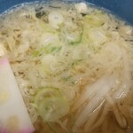 武蔵屋食堂 - 半素ラーメンアップ