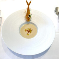 オーベルジュ・ド・リル ナゴヤ - 真鱈のブランダード　菊芋の温かいヴルーテ