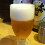 割烹くずし 徳多和良 - 生ビール　315円