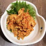 三酉屋 - あさりのチャンジャ385円