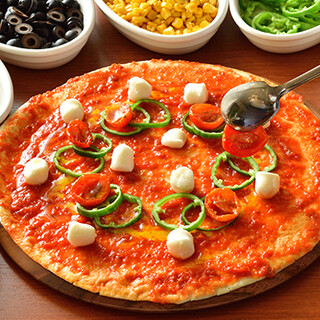 Start your pizza making experience! Let's make a pizza full of originality◎