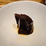 温石 - 近くで採れた椎茸の炭火焼