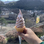 Keishokudou A-Ru Yon Ichi Ichi - 期間限定ソフトクリーム（さくら）　450円