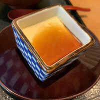 お料理 とみやま - デザートのプリン