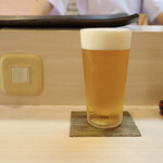 松寿司 - 生ビール