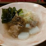 旨肴旨酒 おさかな家 - 氷見牛すじ塩煮込み