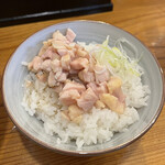 らーめん専門 和海 - 〆の刻み鶏炙りご飯