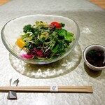 Teppanyaki Shiro Ya Ginza Tei - サラダと牛しぐれ