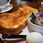 コーヒー ロード - モーニングA バタートーストセット＠税込630円