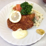 キッチンふるはし - サーモンフライ（９８０円）これにライス・味噌汁・漬物が付きます。２０１３年７月