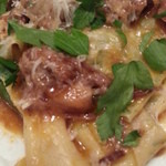 VIA Brianza - 北海道仔羊とフレッシュサマーポルチーニのパッパルデッレ