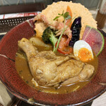 スープカレー奥芝商店 - 鶏あえず足カレー