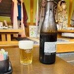 雲原大江山 鬼そば屋 - 瓶ビールはアサヒスーパードライの中瓶