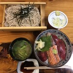Shunsai Kagami - 三色丼・そばセット