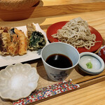 典座 - えびと野菜天ぷらお蕎麦セット