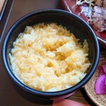 肉食堂 ハレノヒミート - 生卵は卵かけご飯として頂いた