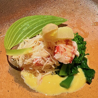 西麻布野口 - ズワイより毛蟹が好き。黄身酢仕立て
