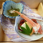 高松甲羅本店 - 小鉢二種盛り