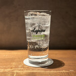 炭焼 おかげさん - 三岳ソーダ割り