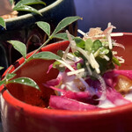 炭焼 おかげさん - 惣菜四点盛り