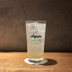 炭焼 おかげさん - 柚子レモンサワー