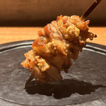 炭焼 おかげさん - 熊野地鶏皮付きセセリ